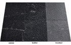 Preto Branco Granitfliesen Oberflächen: caress = softgebürstet + poliert,      leather = satiniert-geledert,      brushed = geflammt + gebürstet