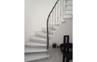 Freitragende Marmor-Treppe Thassos A-1 poliert